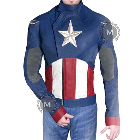 captain america replica jacket